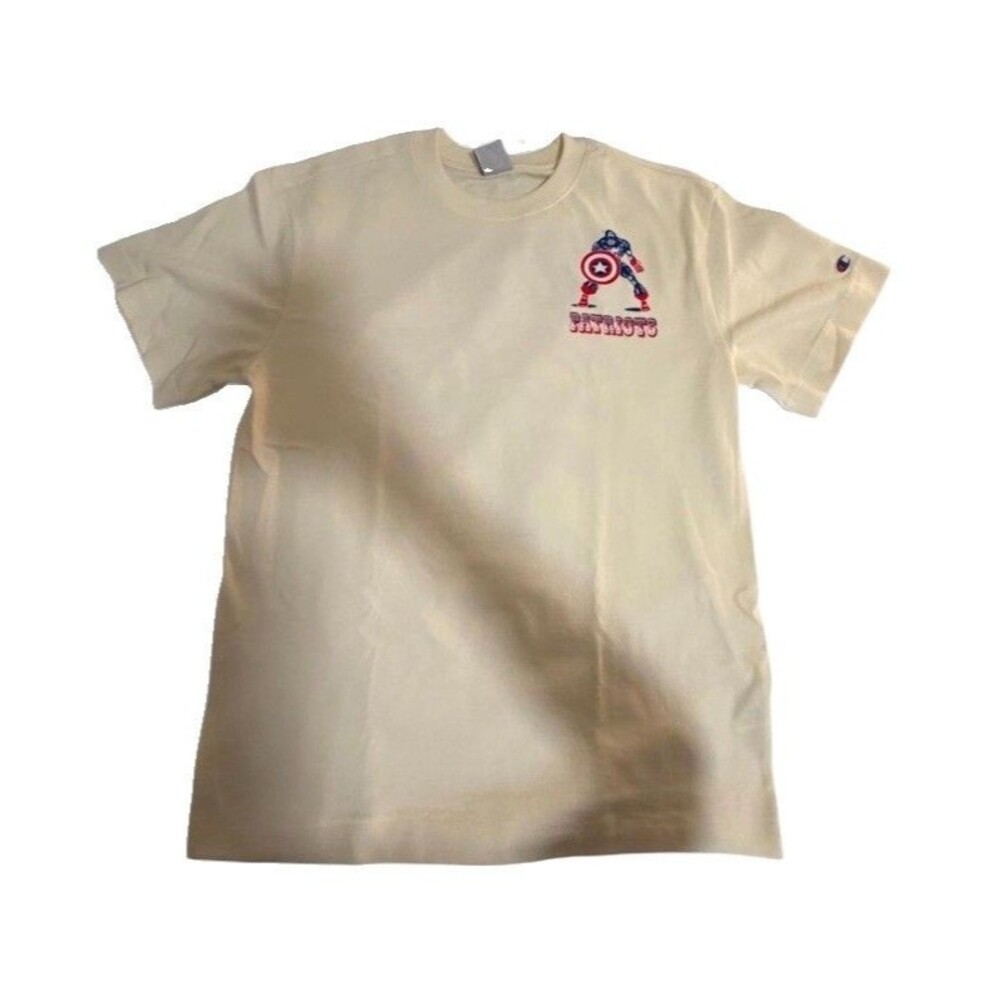 patriots champion graphic cream t-shirt 🏈